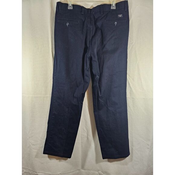 DOCKERS Pants Mens 36 Blue Pleated Front Classic Khakis Adult 36x32 - Picture 4 of 10